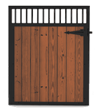 Tuscany Door with Strap Latch - Painted